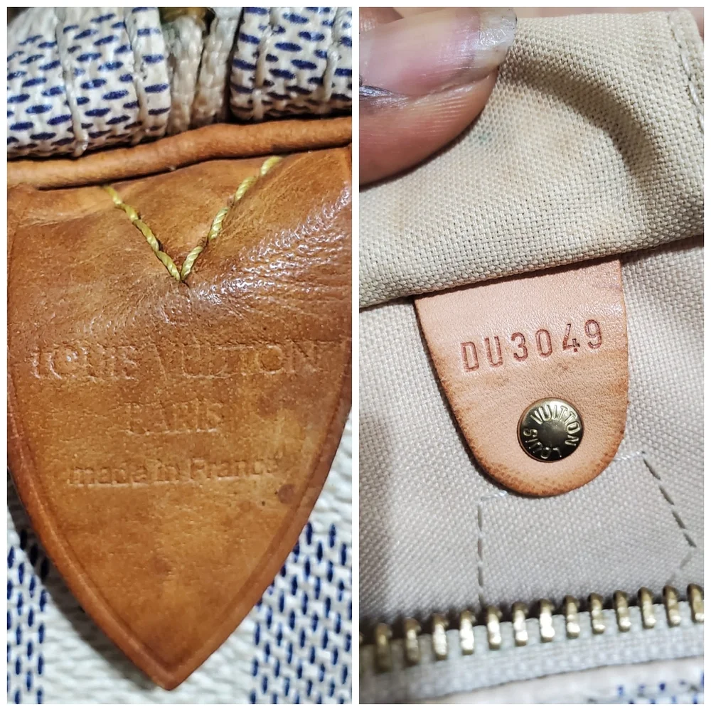 LOUIS VUITTON Damier Azur Speedy 30 - Picture 3 of 12